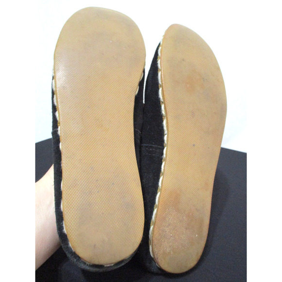 Sabah Handmade in Turkey Black Suede Slip On Loafer Flats Shoes Women 7.5US/39EU - Picture 7 of 8